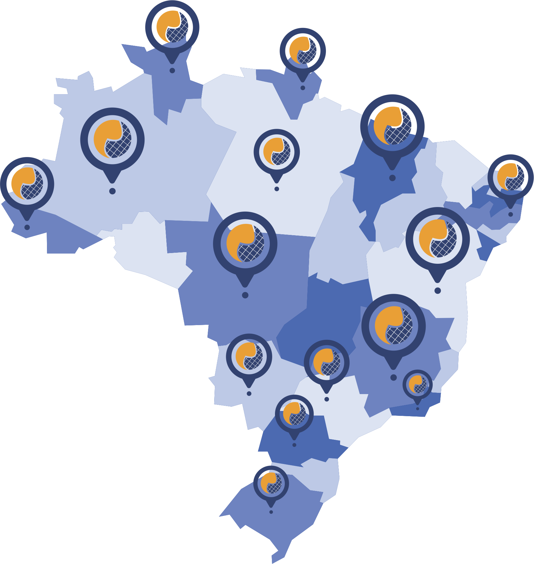 Mapa de franquias BRSOL